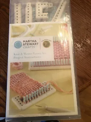 Martha Stewart Crafts Knit And Weave Loom Kit Crafters (Never Used) • $16.88