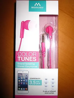 Merkury Color Tones STEREO EARPHONES • $8.88