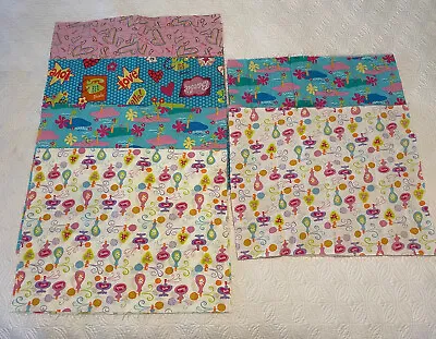 Vintage Lot Of Barbie Fabric 80’s Crafting Sewing Quilting 20x16 Panels • $34.25