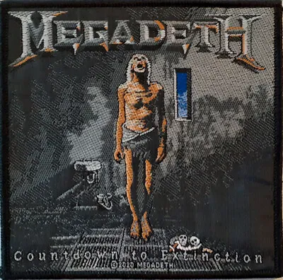 £3.29 • Buy Megadeth - Countdown To Extinction Patch 10cm X 10cm