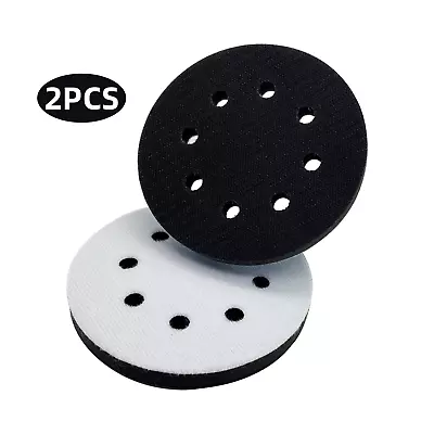 2PCS 5 Inch Hook Loop Sanding Disc Soft Foam Interface Sander Buffer Backing Pad • $14.89