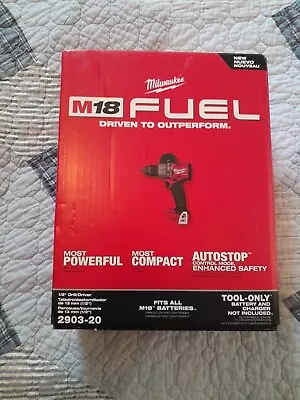 Milwaukee 2903-20 M18 FUEL 1/2  Drill/Driver • $120