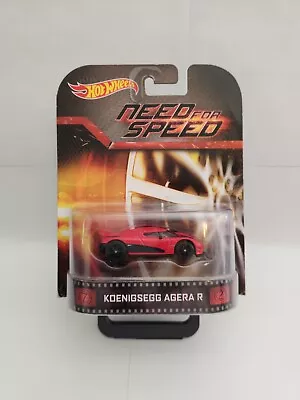 Hot Wheels Need For Speed Koenigsegg Agera R Retro Entertainment L79 • £64.58