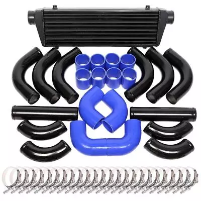2.5  12 Pcs Piping Kit + Coupler + T-Bolt Clamps + Turbo Front Mount Intercooler • $127.09