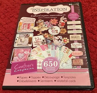 Crafters Inspiration Issue 4 Spring Edition CD ROM  ( Crafter's Companion ) • £2