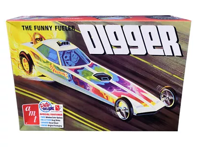Skill 2 Model Kit Digger Dragster  The Funny Fueler  1/25 Scale Model By AMT • $49.99