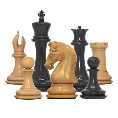 Grand Collection Signature Series Staunton Ebony Chessmen : King Size 4.4  • £384.10