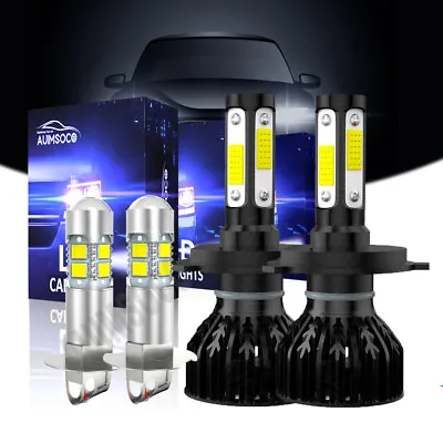 For Daewoo Nubira Sedan 4-Door 2.0L 1999-2002 CSP LED Headlight Fog Light Bulbs • $39.99