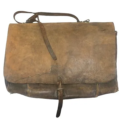 Old Vintage 1940's U.S. MAIL Leather Satchel Shoulder BAg • $250