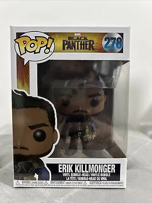 Funko Pop! Marvel Black Panther - Erik Killmonger Vinyl Figure #278 • £9.50