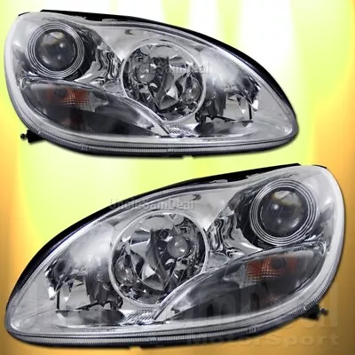 For Benz S-class W220 S430 S500 Sedan Euro Clear Projector Chrome Headlights • $343.99