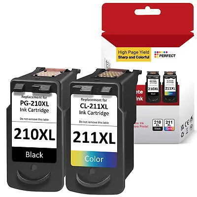 Ink Cartridge Compatible With Canon PG-210XL CL-211XL PIXMA MP230 499 MP280 480 • $15.86