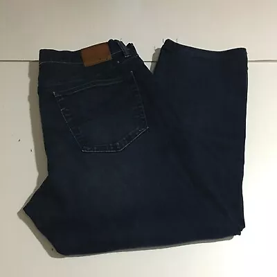 Lucky Brand Mens 121 Heritage Slim Jeans Size 36x26 Cuffed Blue Dark Wash • $19.96