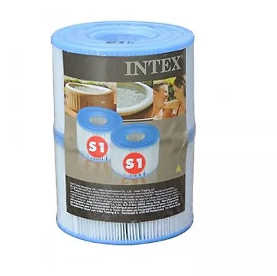 Intex S1 PureSpa Filter Cartridge - Pack Of 2 Spa Hot Tub GENUINE INTEX PRODUCT • £14.99