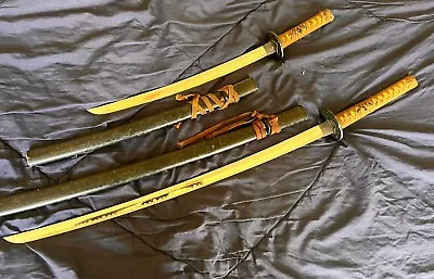 Vintage Mid - High Quality Japanese Katana And Wakizashi Set Replicas • $100