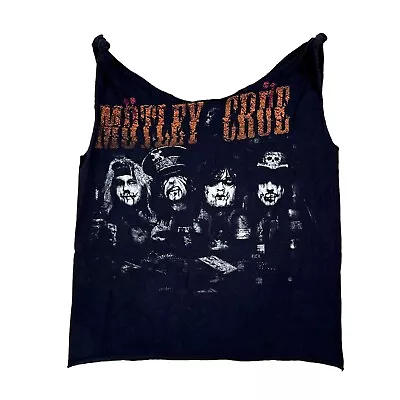 Motley Crue Cut Off Tank Top Size Large • $20