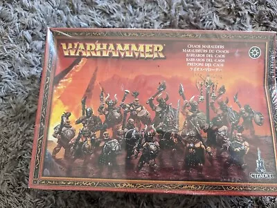 WARHAMMER Warriors Of Chaos Marauders On Sprues In Sealed Box Unpainted BNIB • £35