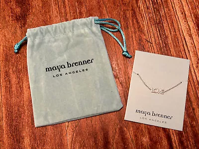 Maya Brenner Los Angeles Silver Bracelet LOVE New In Package • $8