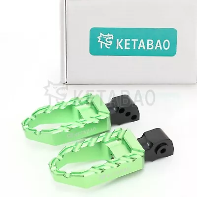 Green BUZZ Motorcycle Passenger Foot Pegs For Vmax 1700 09-11 12 13 14 15 16 17 • $52.48