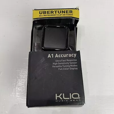 Kliq Ubertuner - Clip-On Tuner For All Instruments - With Guitar Bass Violin • $40.48