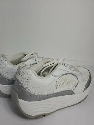 Step N Tone By La Gear Woman White Lace Up  Gyms Shoes 6.5M • $22.40