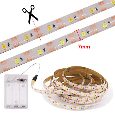 £3 • Buy 5V LED Strip Battery Powered Lights Flexible Tape Self Adhesive Band Lighting UK