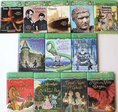 Magic Tree House Books Lot Of 12 Merlin Mission Fact Tracker Research Games • $29.95