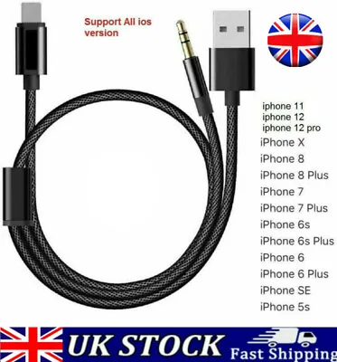 £6.99 • Buy Bmw & Mini IPod IPhone 6 7 8 X XS XR Interface Audio USB Cable Lead AUX Adapter-