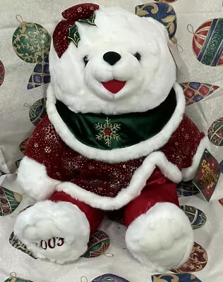 Dan Dee 2003 Christmas Holiday 21  Plush Stuffed Snowflake Dress Teddy Bear • $51.29