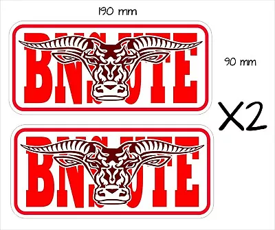 BNS UTE Stickers TWO (2) 190 X 90 Mm  each • $12