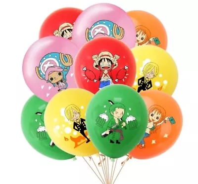 15 12in ONE PIECE BALLOONS KIDS BIRTHDAY PARTY DECOR • $7.99