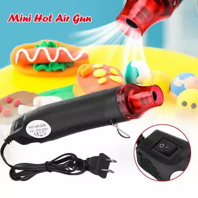 Mini Heat Gun DIY Electric Nozzles Tool Hot Air Gun Embossing Drying Paint • $9.29