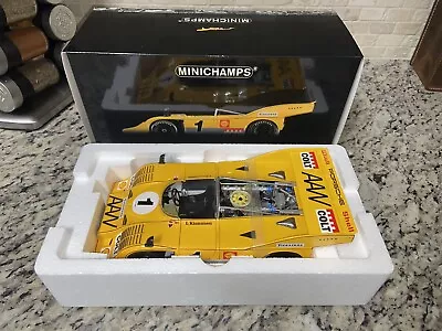 Porsche 917/10 Interserie 1972 Champion Leo Kinnunen 1/18 Minichamps Metal • $225