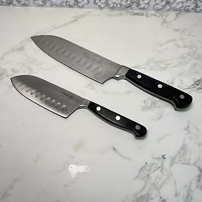 Wolfgang Puck Santoku Cutlery Knives 5  & 7  Bundle Lot Chefs Food Prep • $13