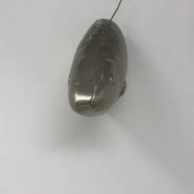 Metal Silver Textured Fish Head Wall Decor • $17.50