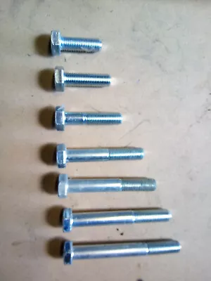 £4 • Buy M12 X 1.5 Metric Fine Bolts Sets Hex Head 10.9 Grade  Zinc Plated DIN 960