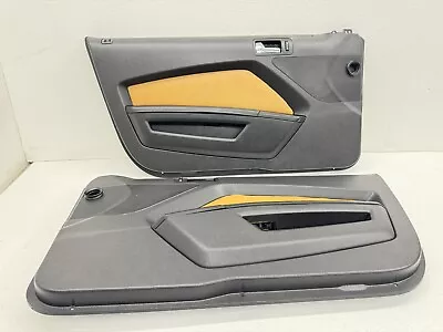 2010-2014 OEM Ford Mustang Black Base Front Door Panels |U6121 • $225