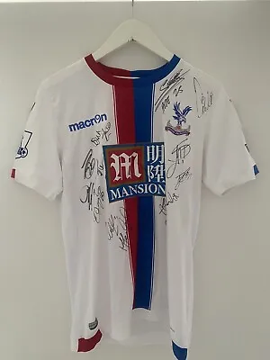£150 • Buy Match Worn And Signed Joel Ward And The Team White Crystal Palace Shirt