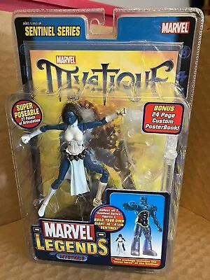 MYSTIQUE - X-MeN VILLIAN MARVEL LEGENDS SENTINEL SERIES Nib • $14.99