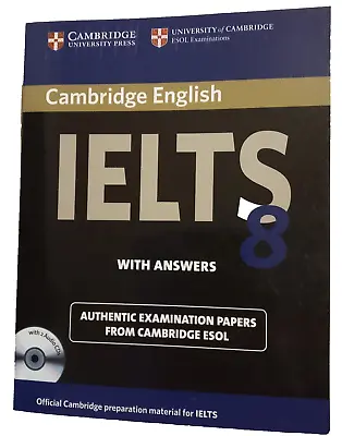 Cambridge IELTS 8 *NEW*  (Book + Answers + Audio CDs X2) Brand NEW • £4.80