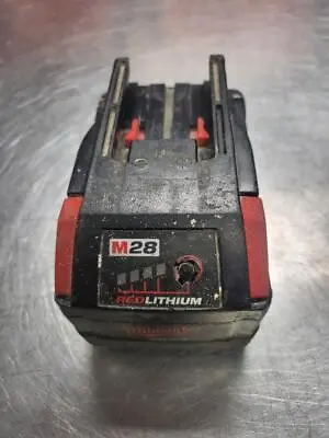 Used MILWAUKEE M28 28V 48-11-2830 Red Lithium XC Battery LiIon Ion (QUC020530) • $59.99