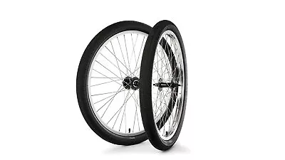 S & M Coved Cruiser Wheel Sets 26  Silver/Black • $549