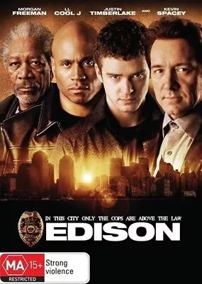 EDISON Morgan Freeman LL Cool J Justin Timberlake Kevin Spacey DVD NEW • $18.50