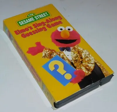 1996 Elmo's Sing-Along Guessing Game VHS Tape Sesame Street • $4.99