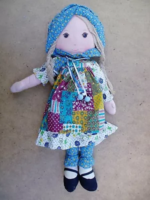 Vintage Original 1970s Holly Hobbie Rag Doll 15 Inch - Knickerbocker (second) • £8