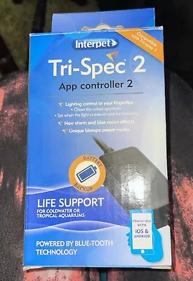 INTERPET Tri- Spec 2  APP Controller 2 Lighting Control  Storm Blue Moon Effect • £17.99