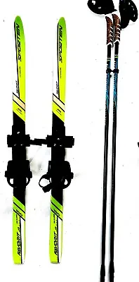 Sporten Favorite 100cm Junior Xc Skis With Junior Freeheel Bindings And Poles • $195