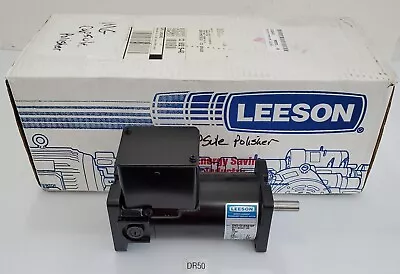 *NEW* Leeson M1120027.00 1/8 HP DC Gear Motor 90 Volts 1750 RPM + Warranty!  • $300