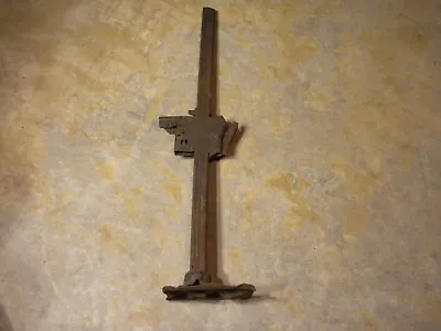 Vintage Bumper Jack On A Uneven-Wobble Welded Into The Base 34 Jack 36 With Base • $49.99