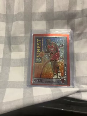 1996 Topps Finest Michael Jordan Orange Border • $15.99